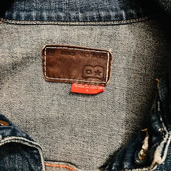 VTG Big Star (JACKY) denim jacket  S (see measurements) Boho western - Picture 6 of 7